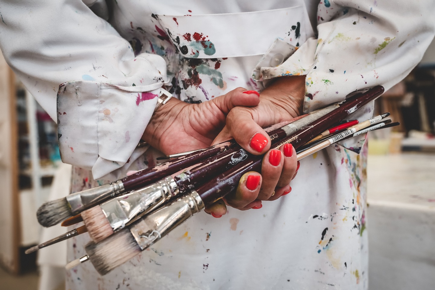 pinceles Almudena Vélaz de Medrano